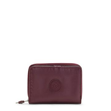 Kipling Money Love Metallic Small Wallet Portefeuille Bordeaux | NL 1009EB